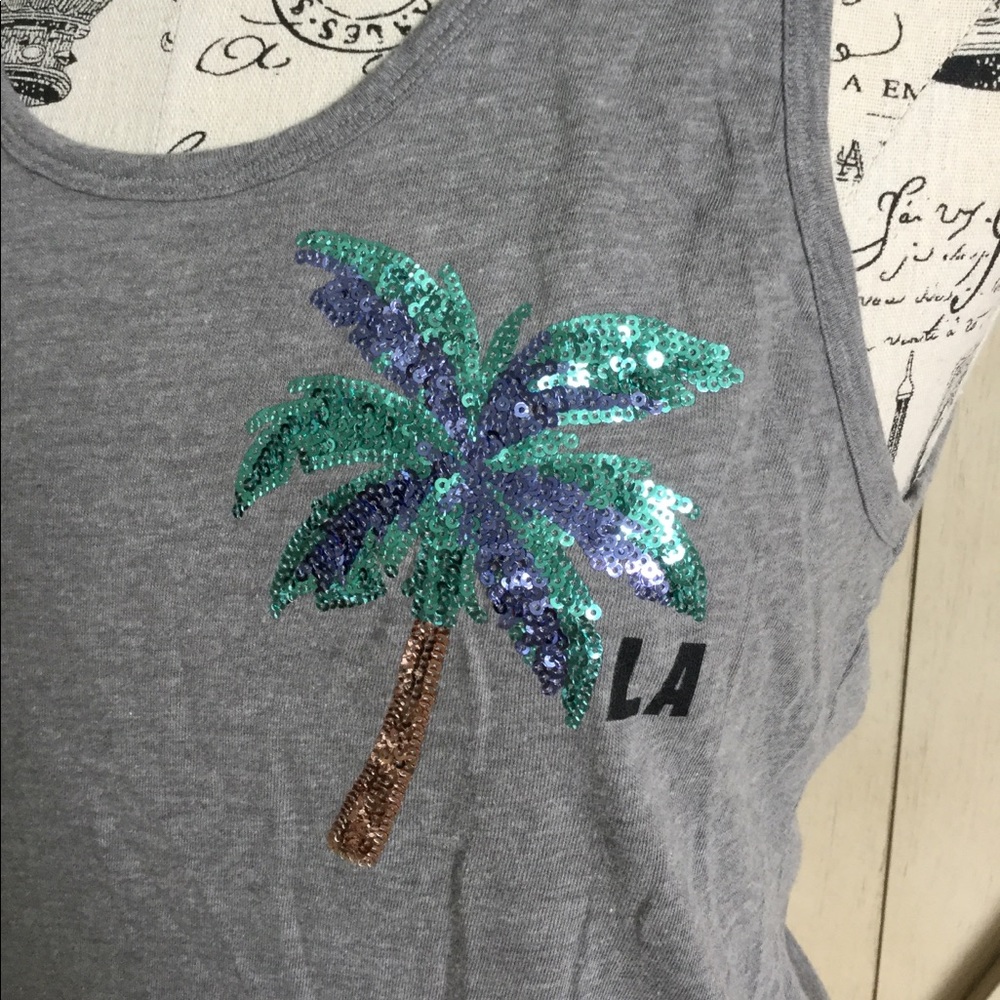 🌴PINK Palm Tree Tank🌴 - Picture 2 of 7